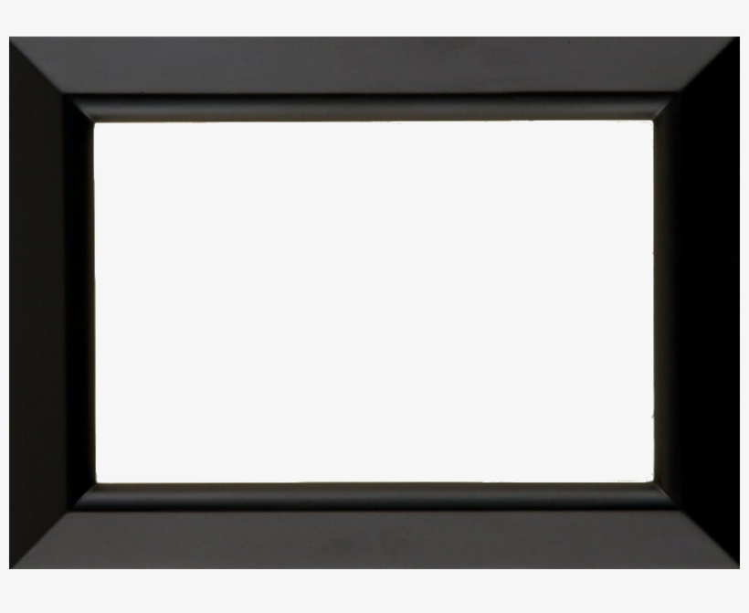Black Frame Png Image - Diamond Point Bevel Classic In Ebony Black, transparent png download