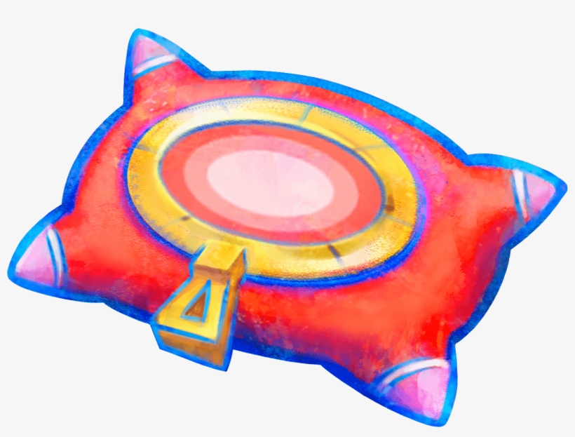 A Red Pillow From Mario & Luigi - Mario & Luigi: Dream Team, transparent png download