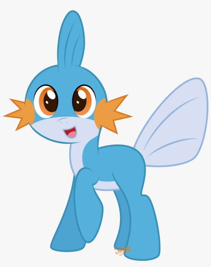 Silverrainclouds, Dead Source, Mudkip, Pokémon, Ponified, - Mudkip Pony, transparent png download