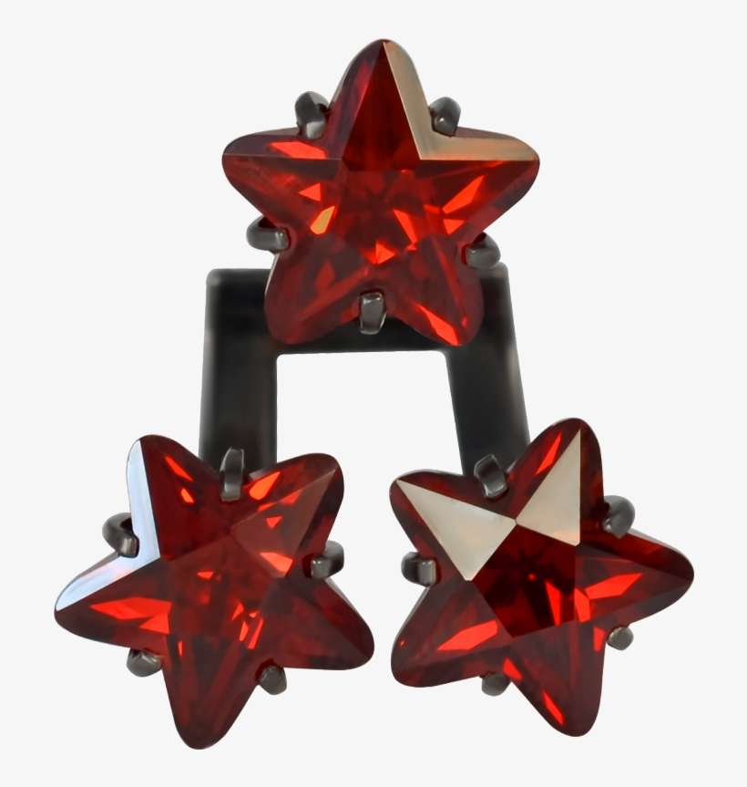 The Kremlin Stars - Earrings, transparent png download