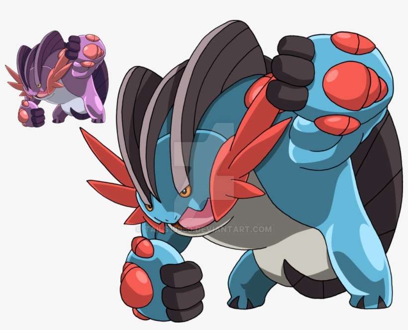 Mega Swampert By Dragonith On Deviantart - Mega Swampert, transparent png download