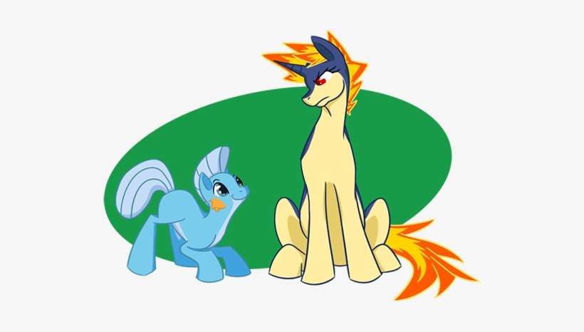 Otakugal15, Mudkip, Pokémon, Ponified, Quilava, Safe - Quilava And Mudkip, transparent png download