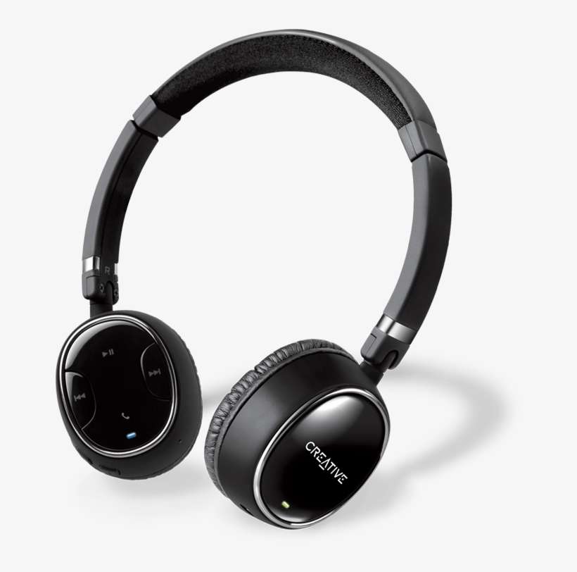 Wireless Bluetooth® Headphones With Mic - Creative Wp 350, transparent png download