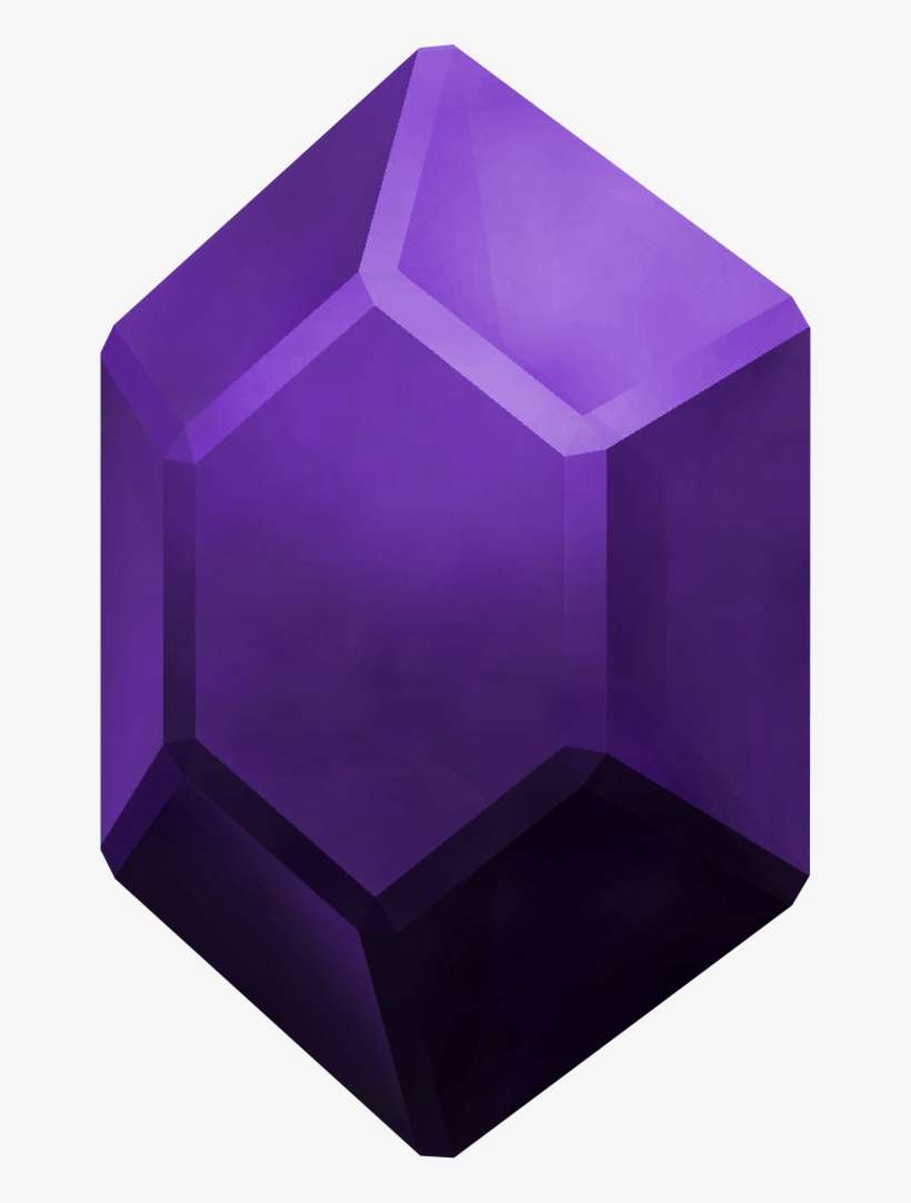 Purplerupee - Legend Of Zelda Purple Rupee, transparent png download