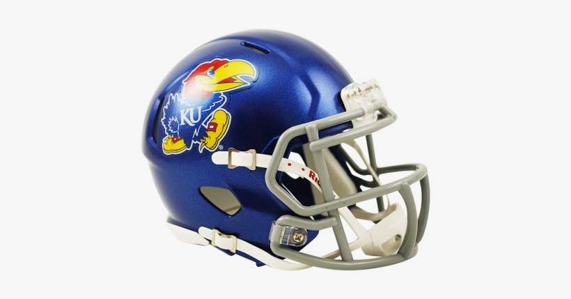 Kansas Jayhawks Ncaa Speed Mini Helmet - University Of Kansas Football Helmet, transparent png download