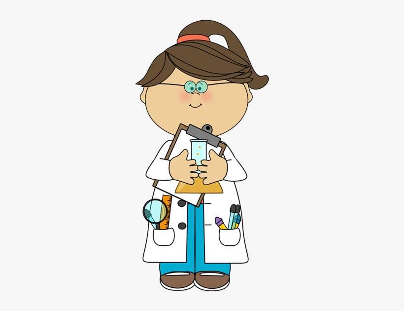 Scientist With Clipboard Beaker - Chemical Engineer Clip Art, transparent png download