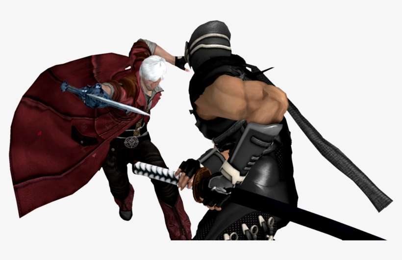 Similar Png's - - Dante Vs Ryu Hayabusa, transparent png download