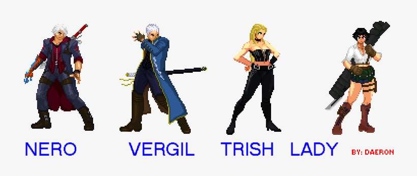 2y - Devil May Cry Sprites, transparent png download