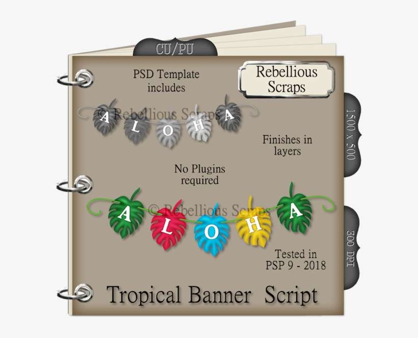 Tropical Banner - Pahu Drum, transparent png download