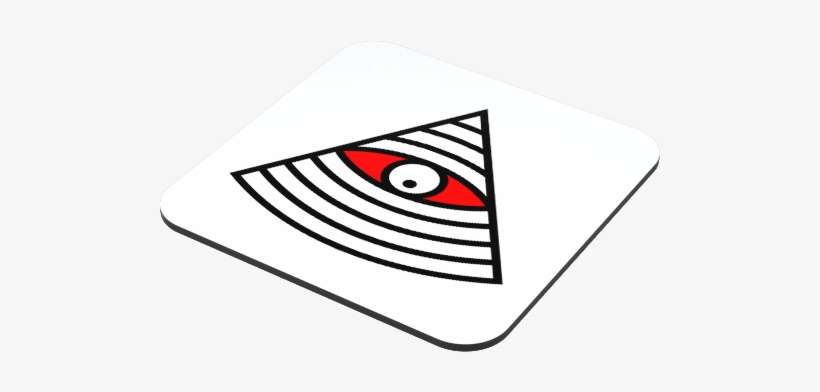 Illuminati Eye Coaster - Emblem, transparent png download