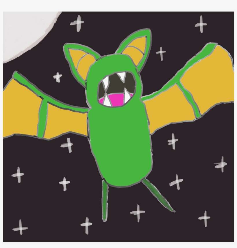 Oc Arta Shiny Zubat I Drew - Cartoon, transparent png download
