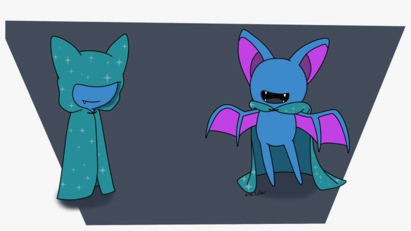“ Zubat Remains Quietly Unmoving In A Dark Spot During - Cartoon, transparent png download