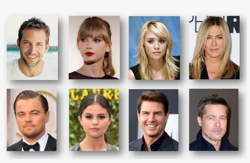 The Complete Guide To Finding The Right Pair Of Sunglasses - Collage Of Celebrities 2018, transparent png download