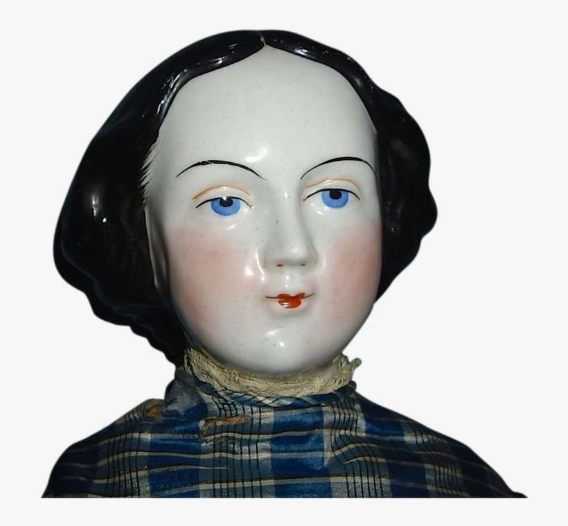 Jenny Lind Hand Pressed China Doll - Figurine, transparent png download