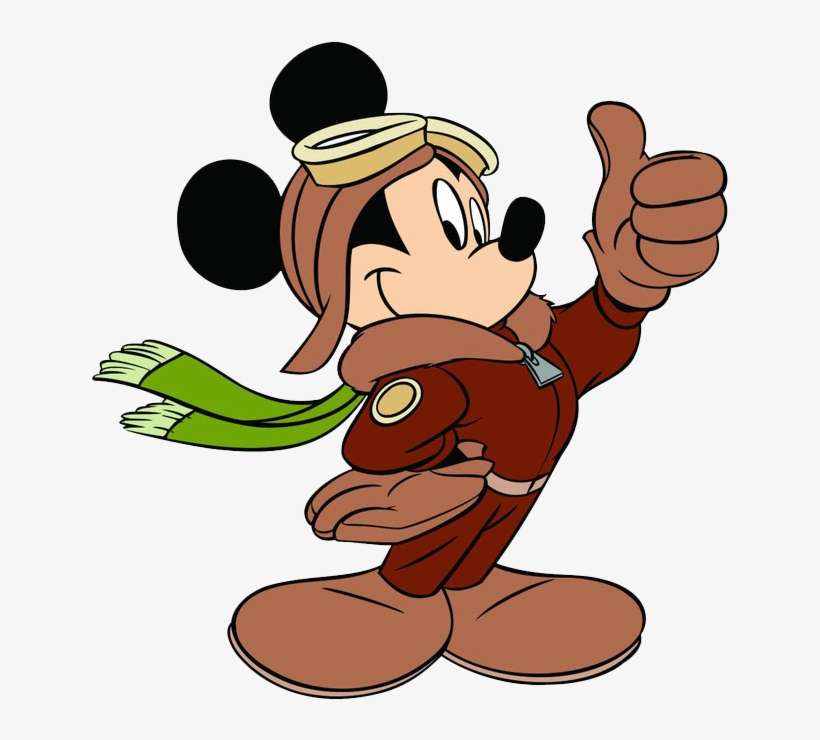 Mickpilot - Mickey Aviador Png, transparent png download