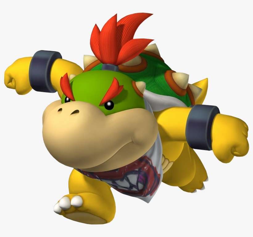 Running Bowser Jr - Usaopoly Super Mario Chess, Collectors Edition, transparent png download