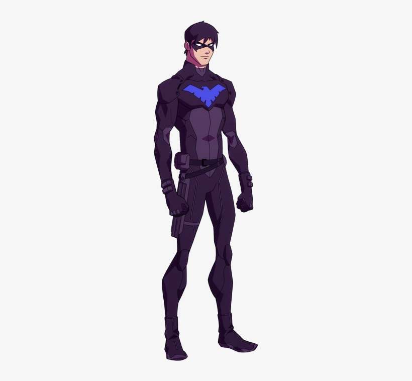 Nightwing Young Justice - Asa Noturna Justiça Jovem, transparent png download