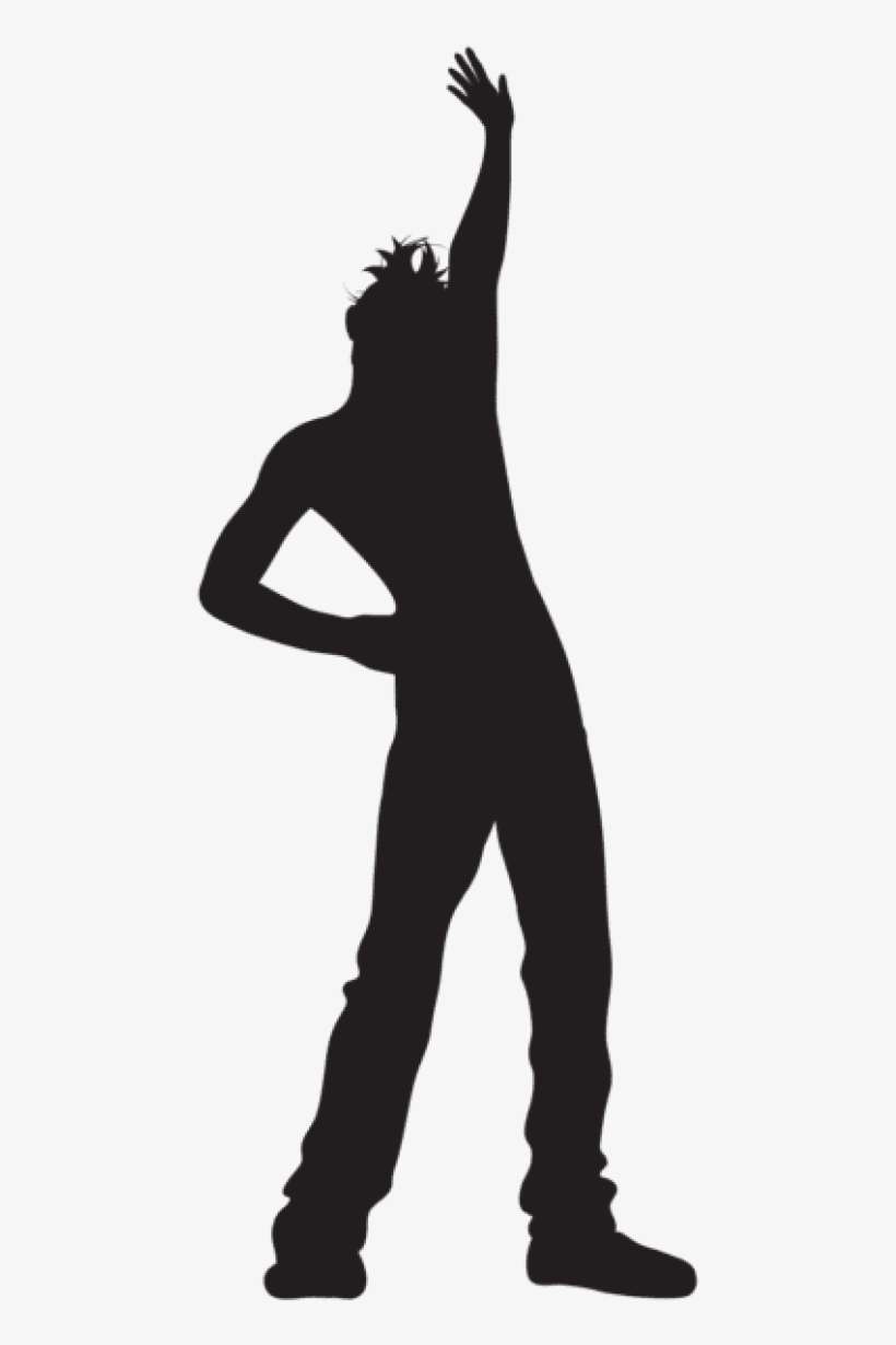 Dancing Man Silhouette Png Transparent Clip Art Image - Dancing Man Silhouette Transparent, transparent png download