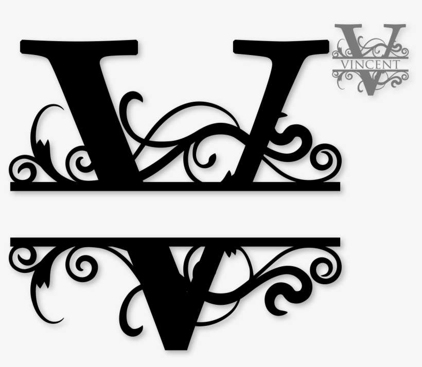 J Cole Clipart All About Clipart - Split Letter Monogram T, transparent png download