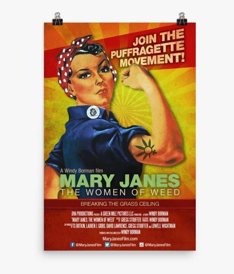 Mary Janes Film Poster - Rosie The Riveter, transparent png download