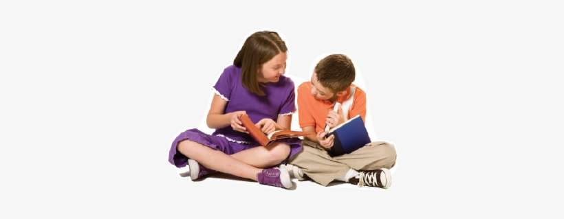 Alex N Leah Reading - Children Reading Png, transparent png download