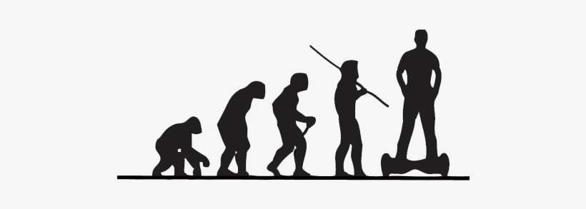 Hoverboard Evolution - Evolution Hoverboard, transparent png download