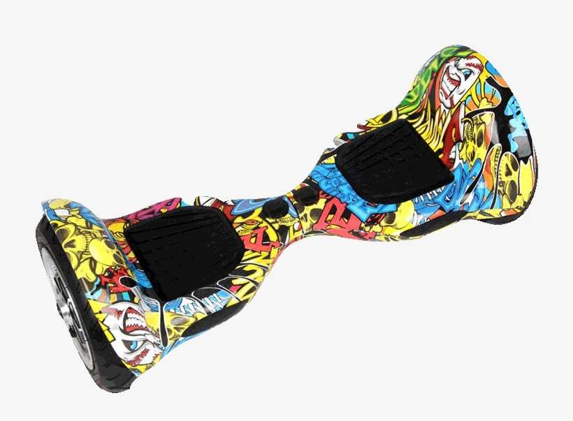 Graffiti Hoverboard 10 Inch Big Tires Bluetooth Speaker - Hoover Board, transparent png download