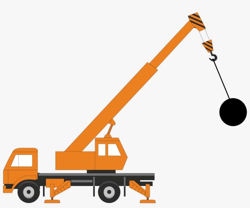 This Free Icons Png Design Of Crane With Wrecking Ball, transparent png download