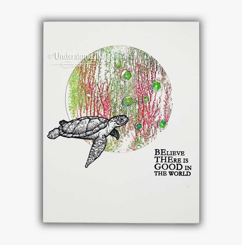 Dendritic Printing By Understand Blue - Box Turtle, transparent png download