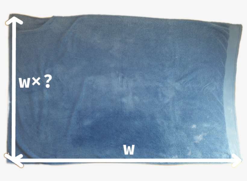 Approximate A Ratio By Folding A Piece Of Paper - Towel, transparent png download