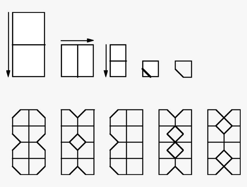 The Participant Chooses An Outcome That Shows How The - Paper Folding Cutting, transparent png download