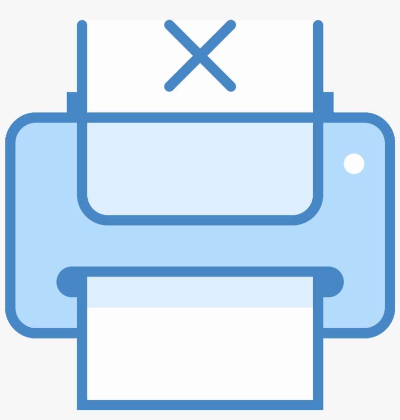 The Icon Is Depicting A Computer Printer With A Piece - Icon, transparent png download