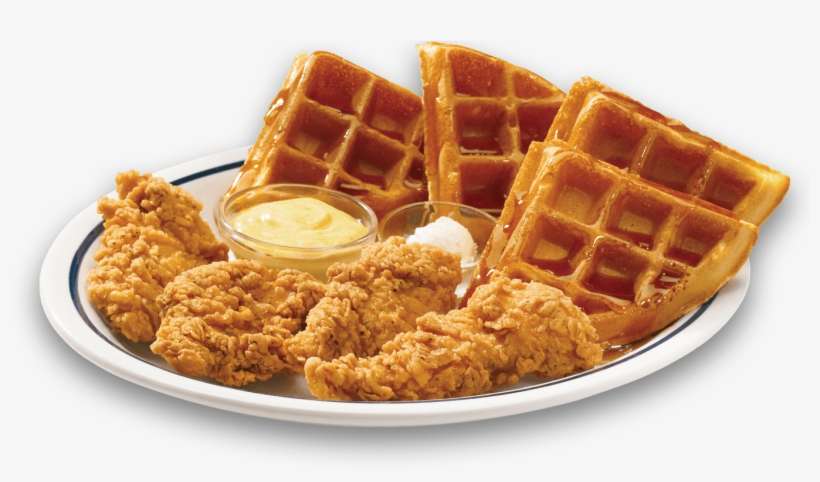 Waffle Png - Ihop Waffles And Chicken, transparent png download