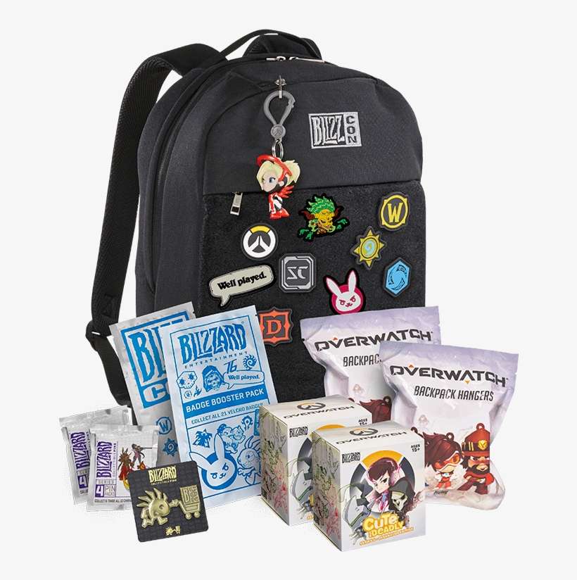 11978 Blizzcon 2017 Goody Bag And Epic U - Blizzard Entertainment, transparent png download