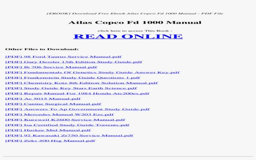 Atlas Copco Ga 500 Ff Manual Ebook Rh Atlas Copco Ga - Air Dryer, transparent png download