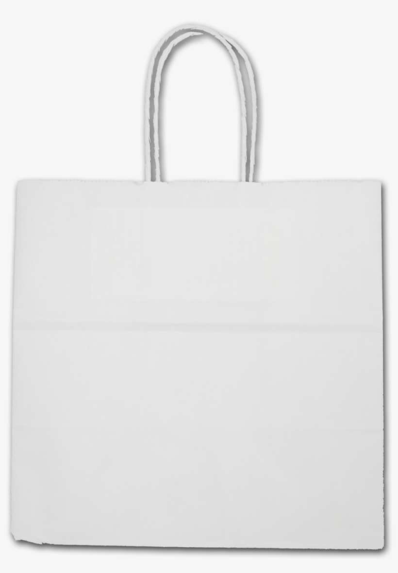 White Square Bags Pretty - White Gift Bag Transparent, transparent png download