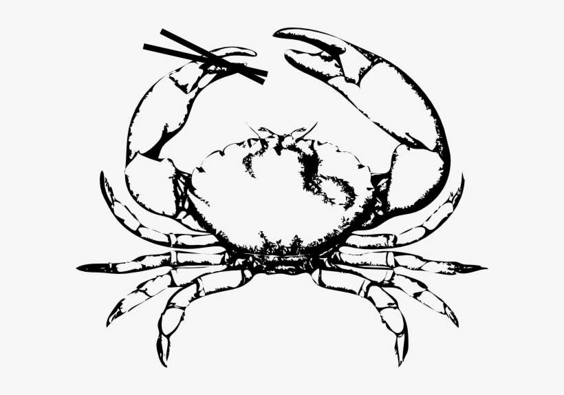 How To Set Use Crab Holding Chopsticks Clipart, transparent png download