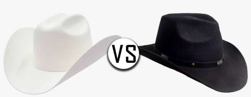 The Savvy Blog - White Cowboy Hat Vs Black, transparent png download