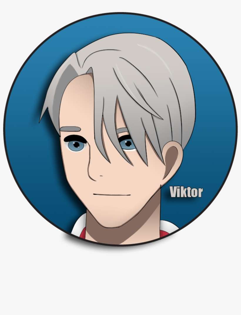 Viktor From Yuri On Ice On A Pin-back Button - Oliver Et Compagnie, transparent png download