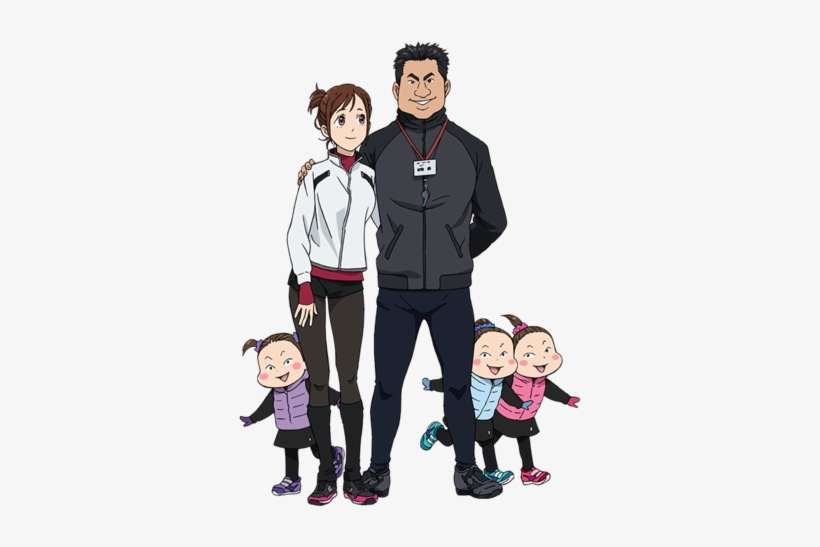 Yuko, Takeshi, Axel, Lutz, And Loop Nishigori - Mari Yuri On Ice, transparent png download