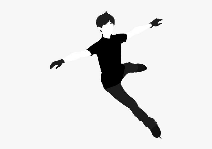 Theme - Yuri On Ice Silhouette, transparent png download