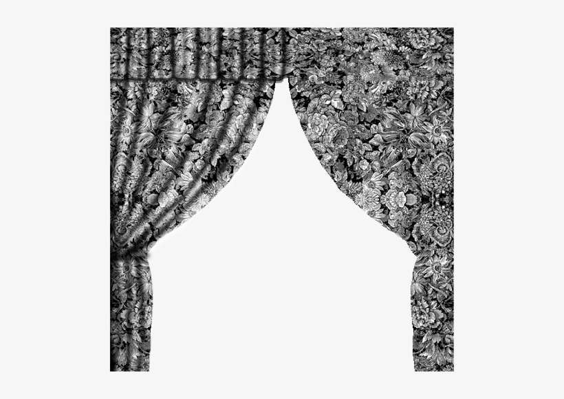 Do The Same Thing To The Valance Section Of The Curtain - Victorian Floral #13 Wall Clock, transparent png download