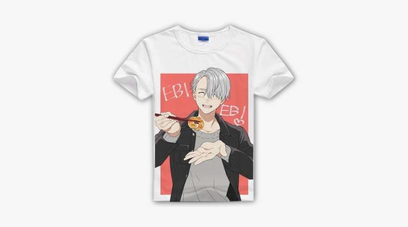 Yuri On Ice Ebi Victor Shirt - Anime, transparent png download