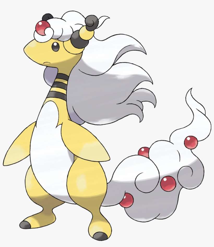 Mega Ampharos = Pc Master Race Mon - Mega Ampharos, transparent png download