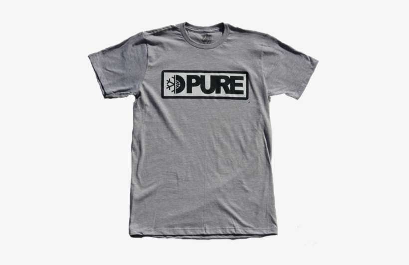 Pure Bar Logo Youth T-shirt Athletic Heather - Shirt, transparent png download