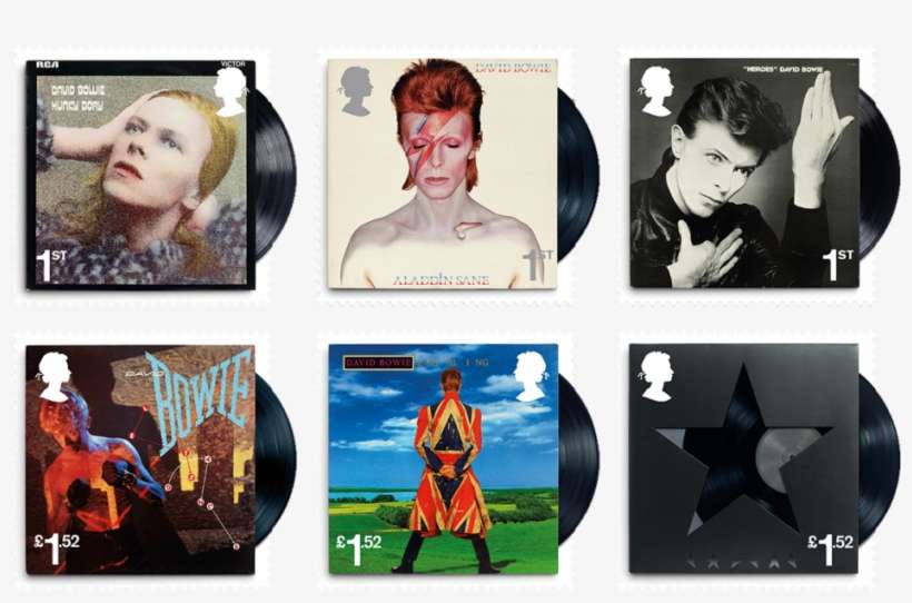 David Bowie - David Bowie Postage Stamps, transparent png download