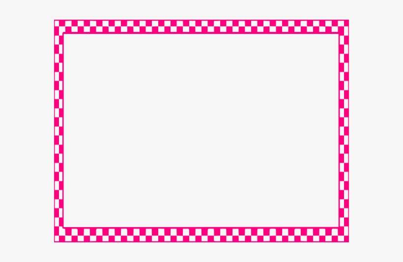 Pink Border Frame Png Pic - Red And White Border Png, transparent png download