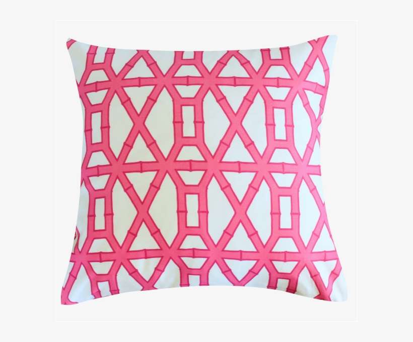 Bamboo White Pillow - Bamboo Pillow Pink/white 12 X 22, transparent png download