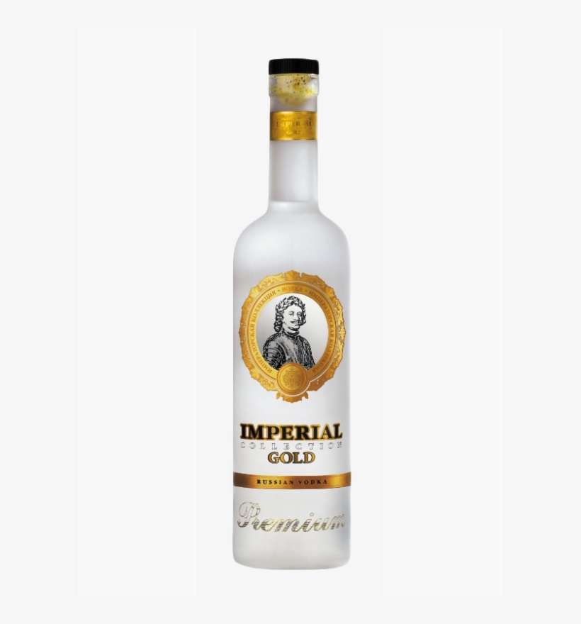 Imperial Collection Gold Plain Vodka, transparent png download