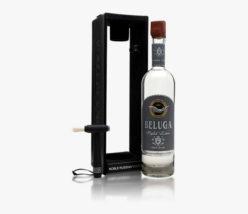 Beluga Gold Line Vodka With Leather Box - Beluga Gold Vodka, transparent png download